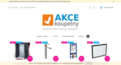 Desktop Screenshot of akce-koupelny.cz
