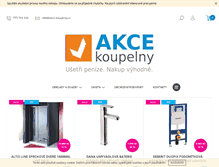Tablet Screenshot of akce-koupelny.cz